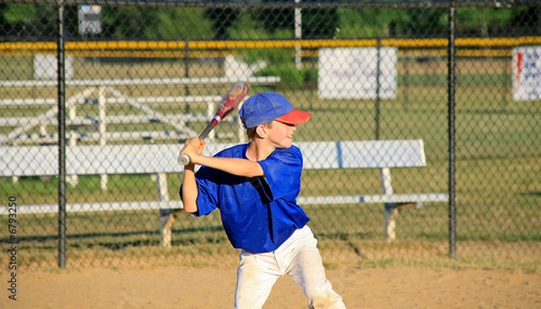 Obraz Boy Practicing Baseball