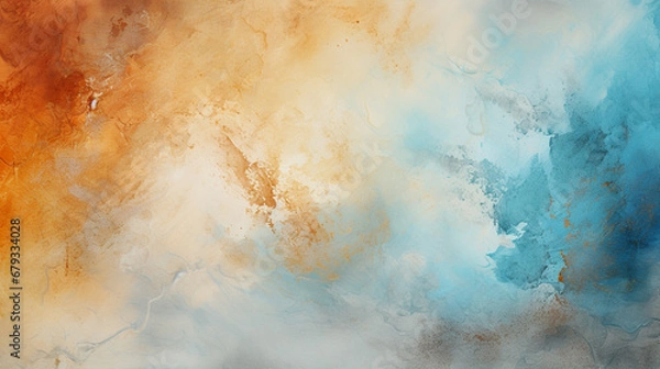 Obraz Soft blue yellow abstract background