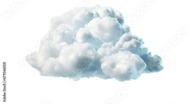Fototapeta cloud isolated on transparent background