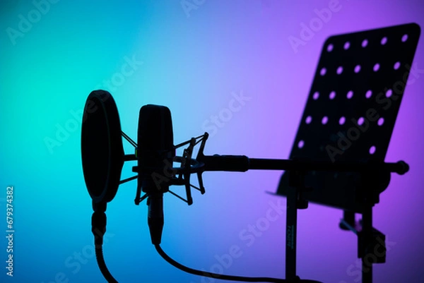 Obraz Voiceover studio microphone