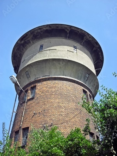 Fototapeta Ehemalieger Wasserturm