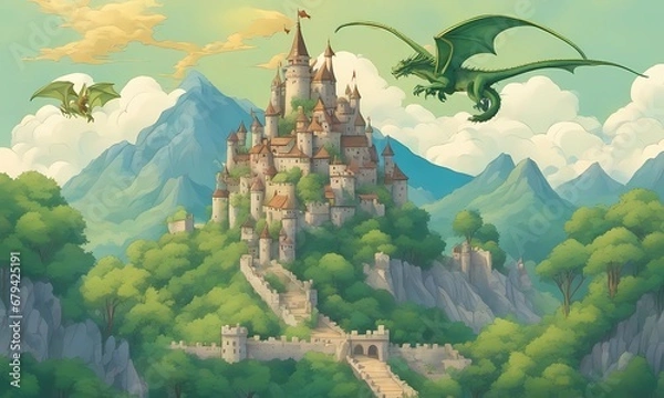 Obraz Dragon land