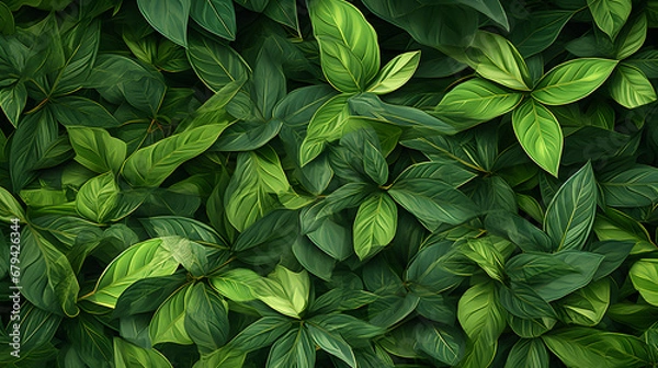 Fototapeta Zielony naturalny wzór tła, tapeta tła, wzór tło