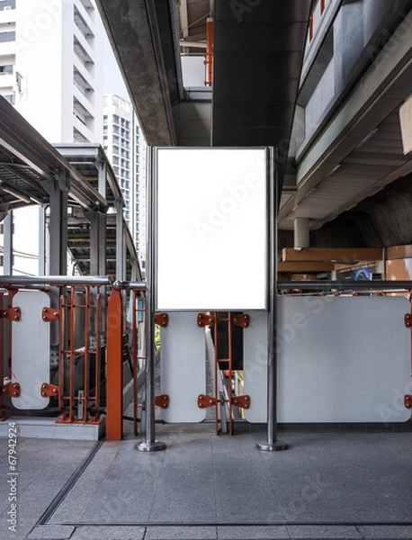 Obraz Blank Train Station Poster