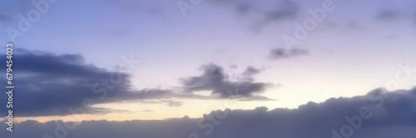 Fototapeta Blur background of natural scenery with sky decorated with clouds and sunlight