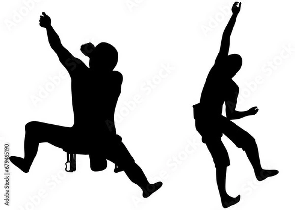 Obraz Climb in black