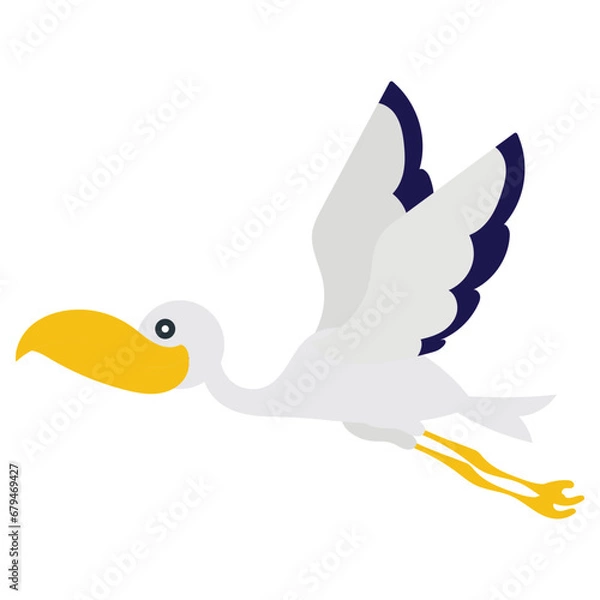 Obraz Bird Vector Illustration