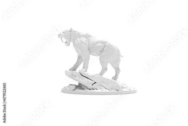 Obraz white silhouette