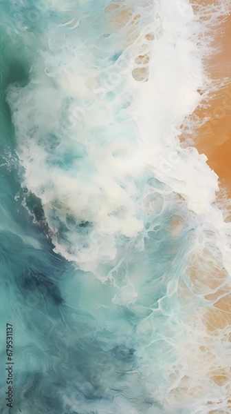 Obraz sand and water background