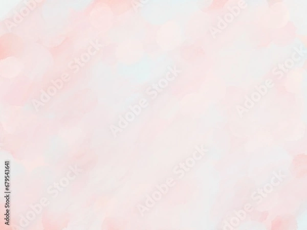 Obraz パステルカラーのマーブルぼかし(サーモンピンク)背景素材