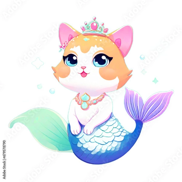 Obraz Mermaid Cat