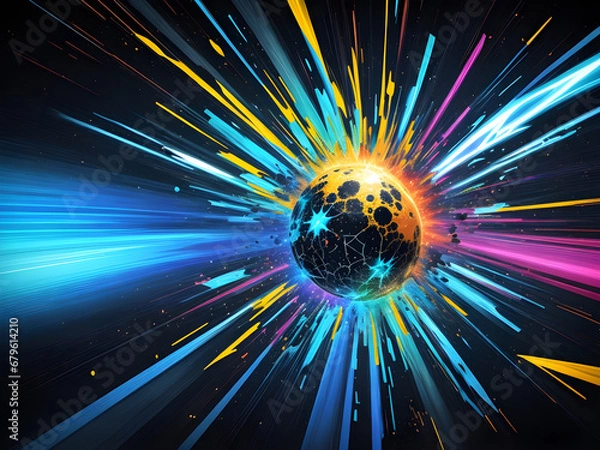 Obraz planet, light, colors2