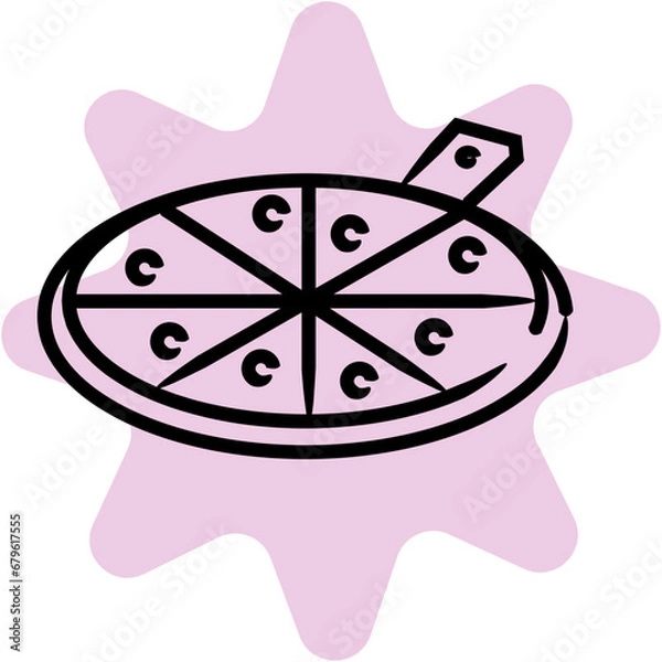 Obraz pizza plate