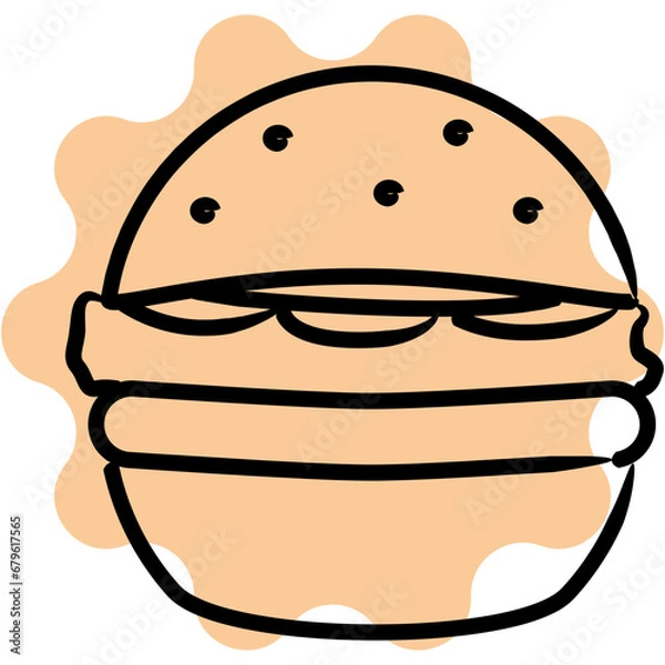 Obraz hamburger, burger