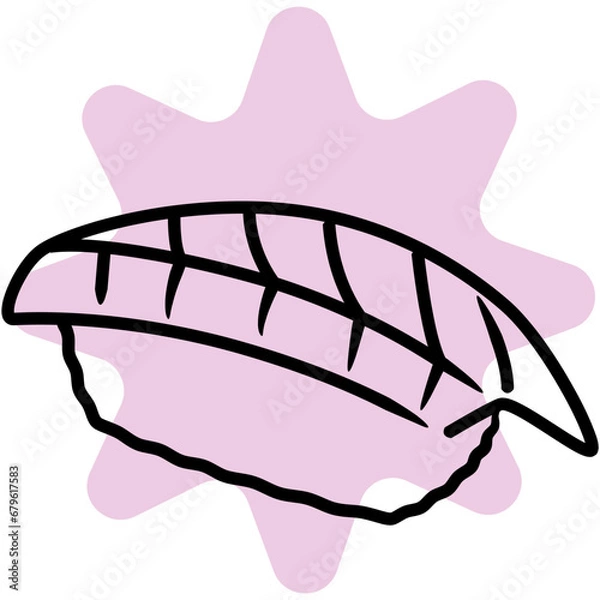 Obraz sushi. rice with fish