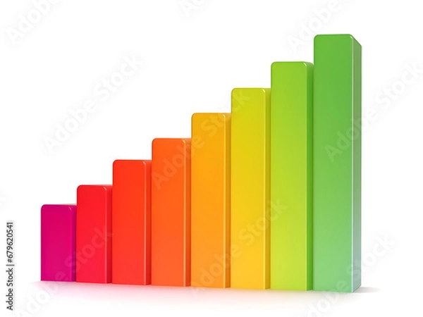 Obraz Statistics, graphs, bars, investing2