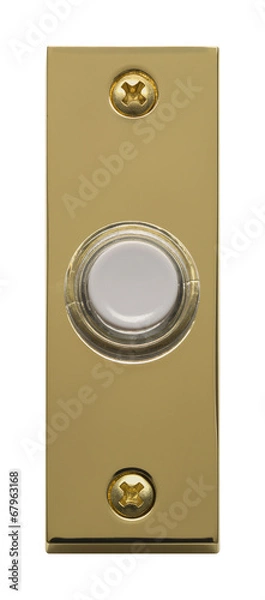 Obraz Brass Doorbell
