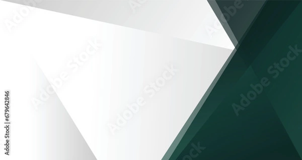 Fototapeta Abstract background with green window, banner