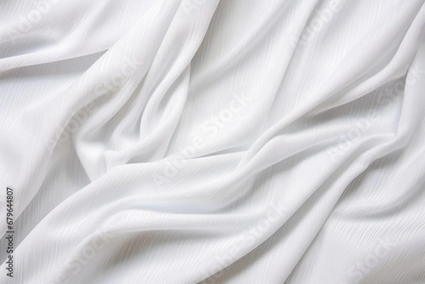 Fototapeta high-resolution image of a white twill fabric