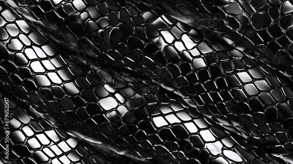 Fototapeta Schlangenhaut-Textur, nahtloses Muster, seemless pattern