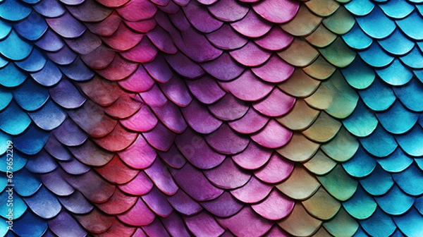 Fototapeta Schlangenhaut-Textur, nahtloses Muster, seemless pattern