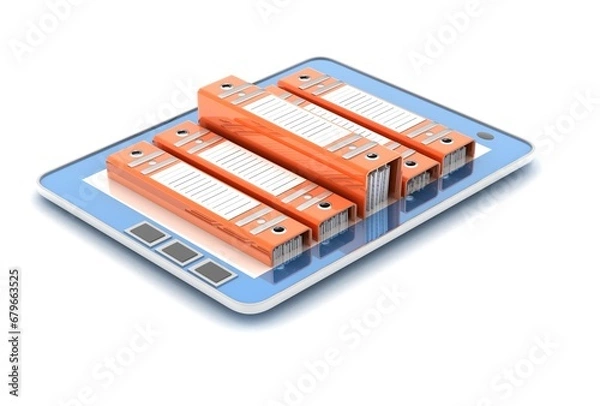 Obraz Tablet computer (documents folder)