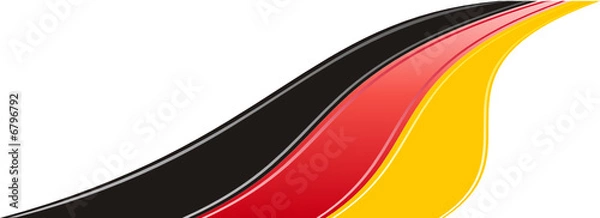 Obraz Germany flag waving