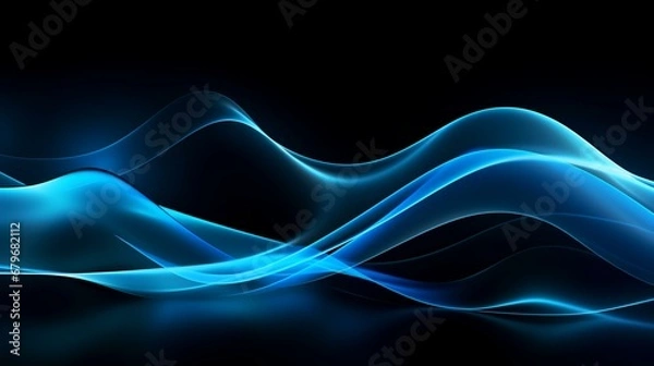Fototapeta Abstract blue background