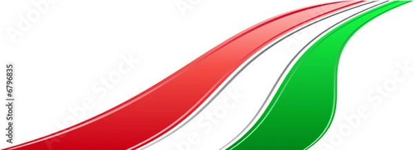 Obraz Hungary flag waving