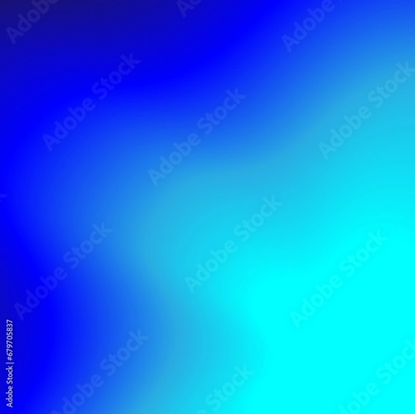 Fototapeta Vector abstract monochromatic blue background