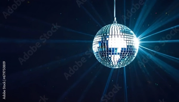 Obraz Boule à facette : lueur festive