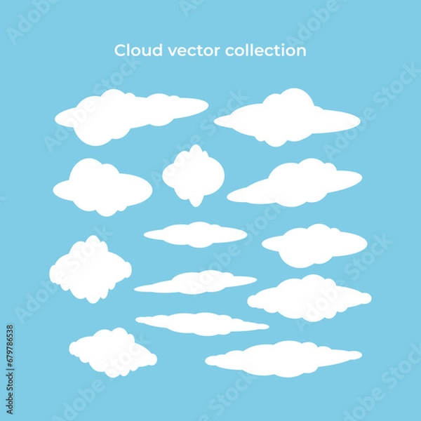 Obraz Cloud vector collection