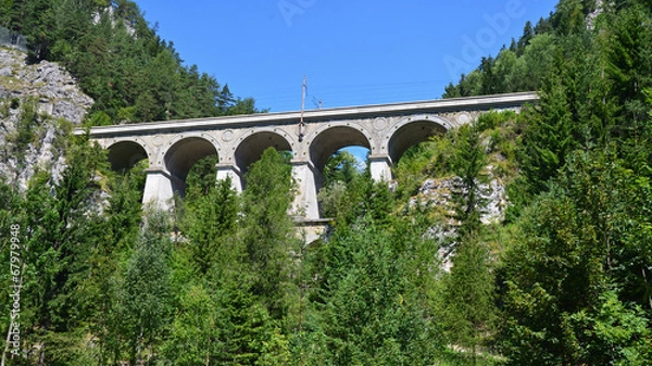 Fototapeta eisenbahn viadukt
