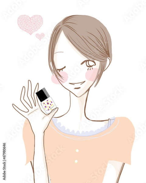 Fototapeta おすすめマニキュア／ラメ