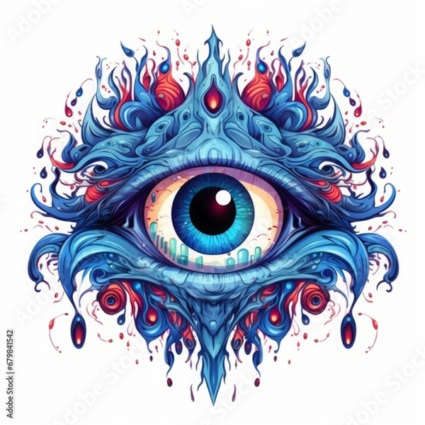 Fototapeta magic eye against the evil eye amulet.