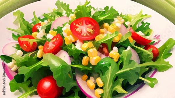 Fototapeta サラダ　野菜