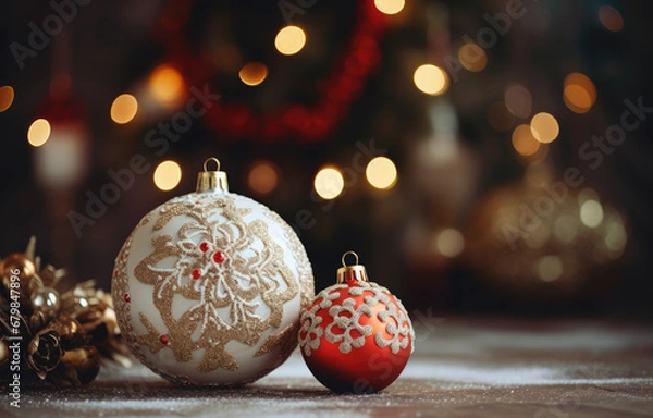 Obraz Christmas tree decorations