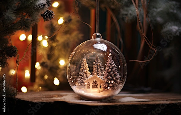 Obraz Christmas tree decorations