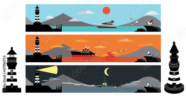 Obraz Lighthouse Landscape