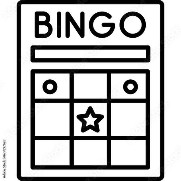 Obraz Bingo Icon