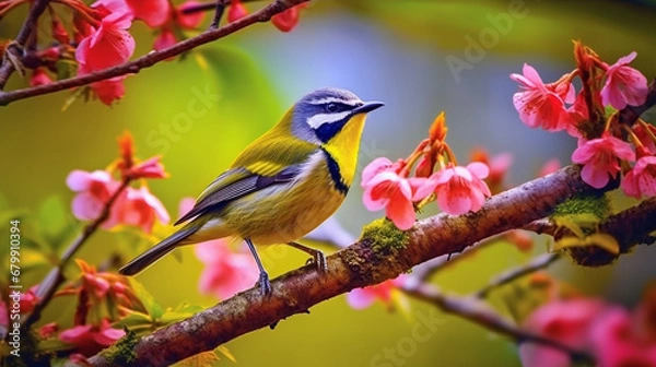 Obraz bird on a branch