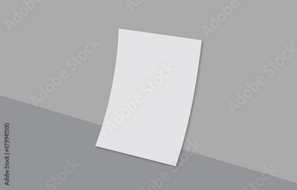 Obraz Professional Letterhead, Flyer, Fax Cover, Invoice, Note Paper a4 size blank JPG file
