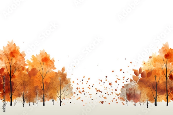 Fototapeta Autumn colorful background