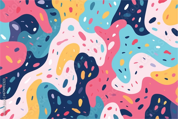 Fototapeta Colorful abstract background, Vector illustration