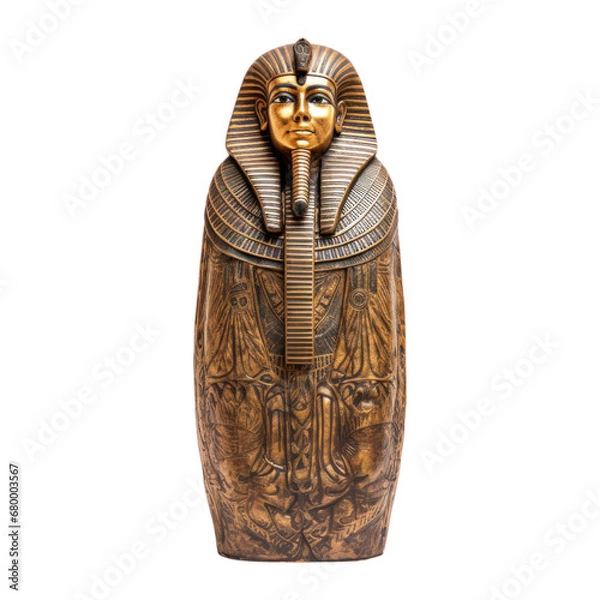 Fototapeta Mummy sarcophagus. Isolated on transparent background.
