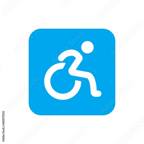 Obraz Wheelchair symbol
