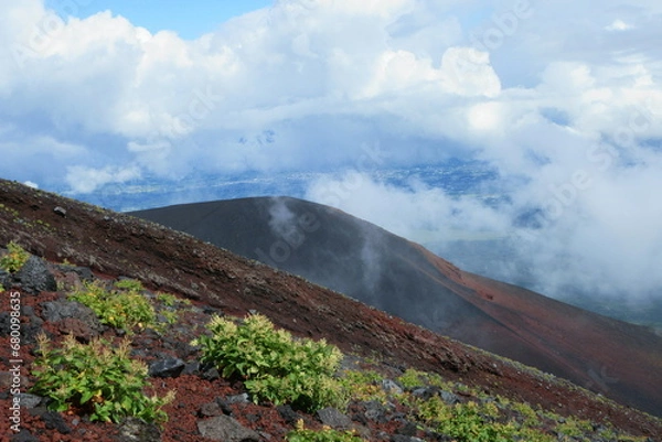 Obraz 富士山富士宮口７合目より望む１