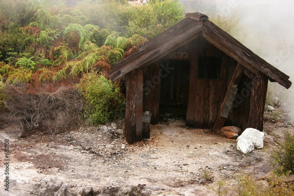 Fototapeta maori whare