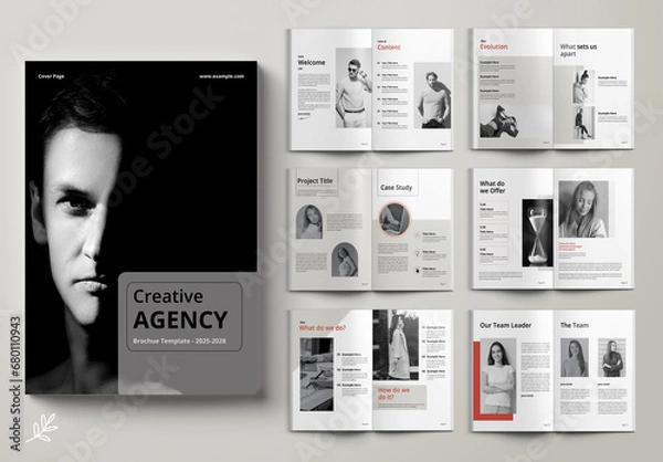Fototapeta Creative Agency Layout