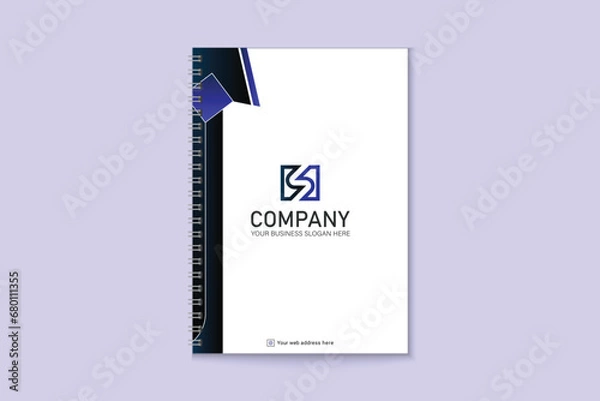 Fototapeta Modern creative corporate note book design